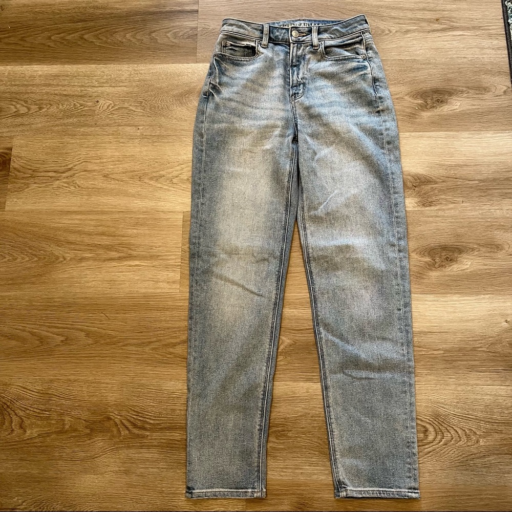 AE Stretch Mom Straight Jean